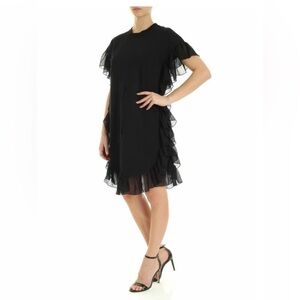 See By Chloé Women's Embellished T-Shirt Dress - Black SZ S